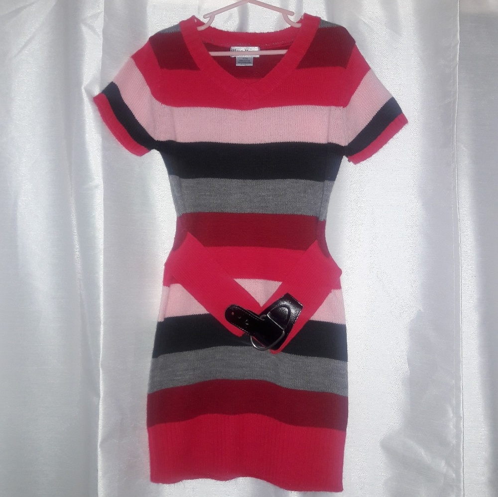 Girls Blue Heart Dress